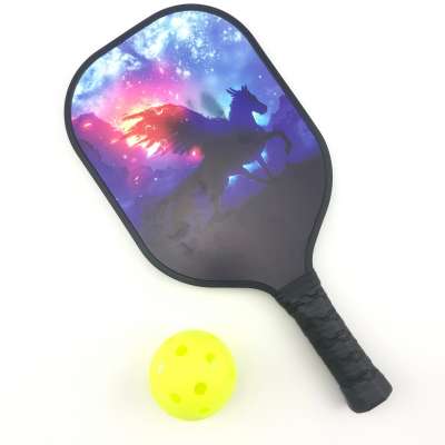 Fast Delivery Free Design Graphite Composite Pickleball Paddle With Ball